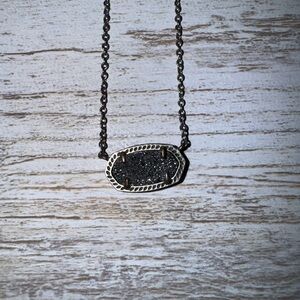 Kendra Scott Platinum Pendant Necklace